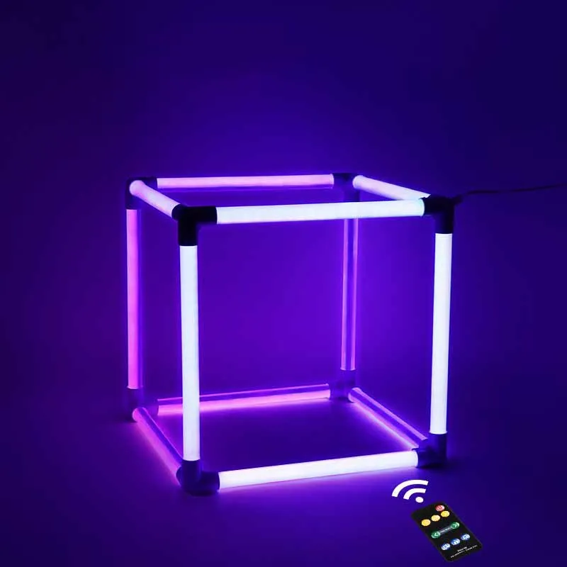 Моделирующая музыкальная трубка Ktv бар кубического пользовательского сращивания украшения торгового центра Вертикальная подвесная витрина атмосферный свет