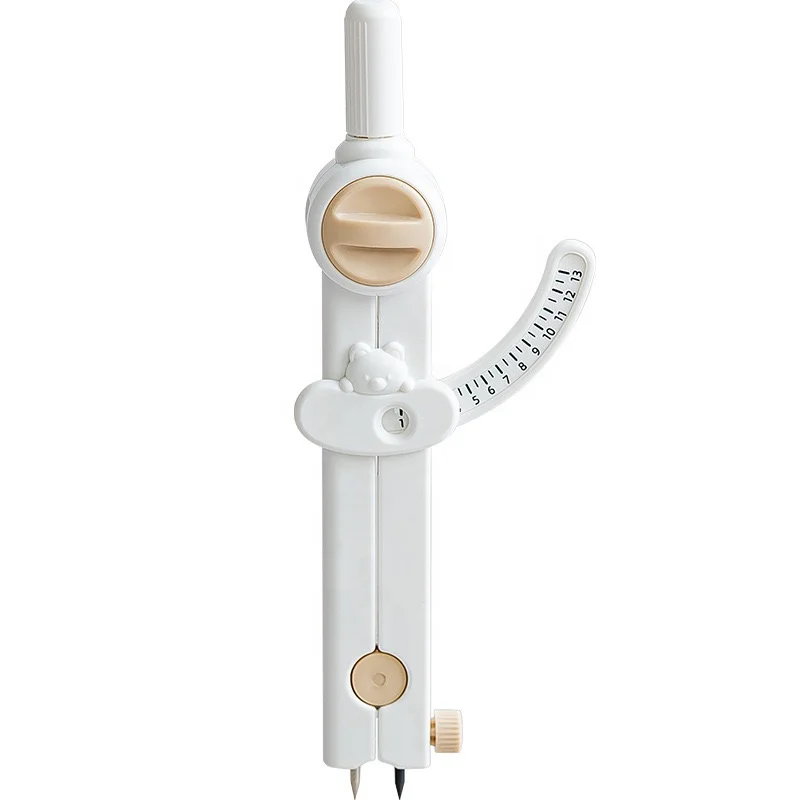 Morandi color circle with graduated multi-functional student stationery set Compasses