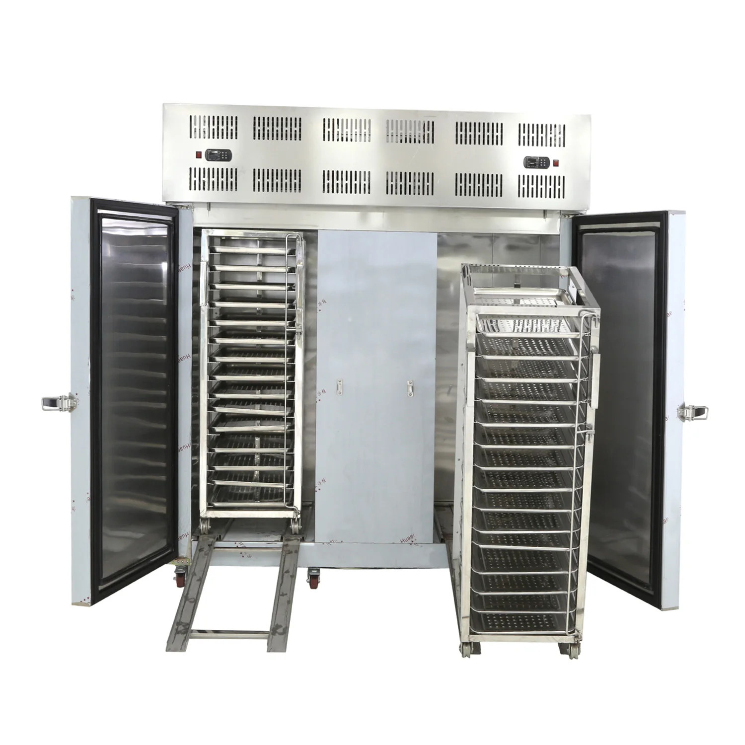 Tunnel quick freeze machine 1000 liter deep freezer stainless steel blast freezer vertical