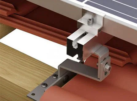 Stainless Steel Solar Roof Mounting System Components Pantile Solar Panel Roof Hooks