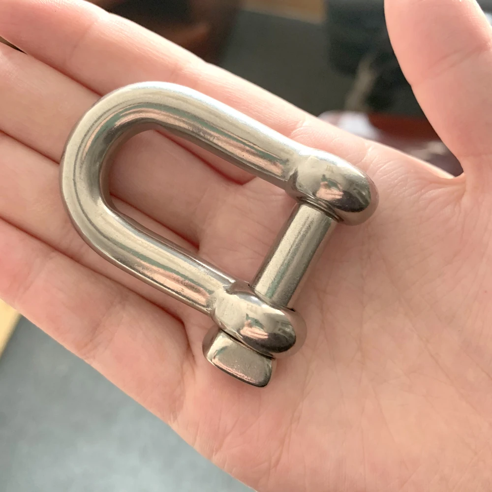 Stainless Steel Dee shackle Square Pin