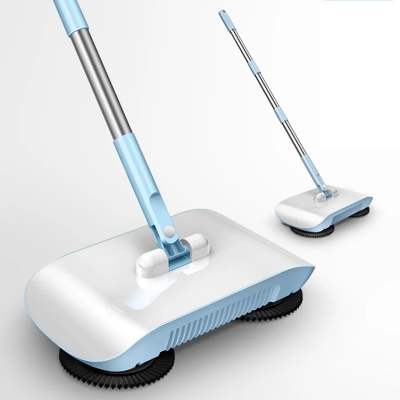 2022 New Hand-push Household Lazy Sweeper Set Dustpan Mopping and Vacuuming All-in-one Sweeping