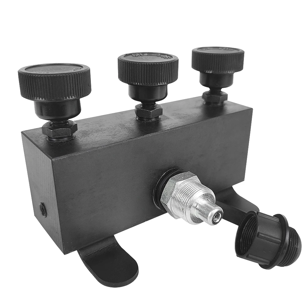 Three  Way Manifold Valve ZG 3/8 Male Coupler distributor valve