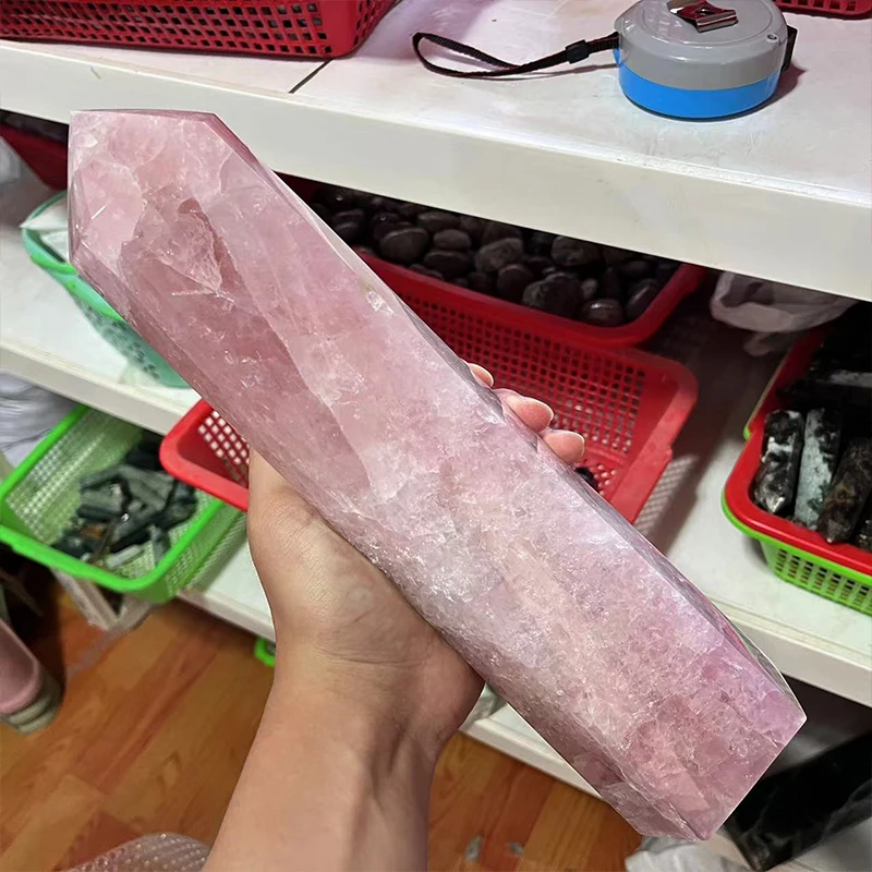 Wholesale Spiritual Natural Healing Large Crystal Tower Crafts Quartz Crystal Point Tower For Decoration
