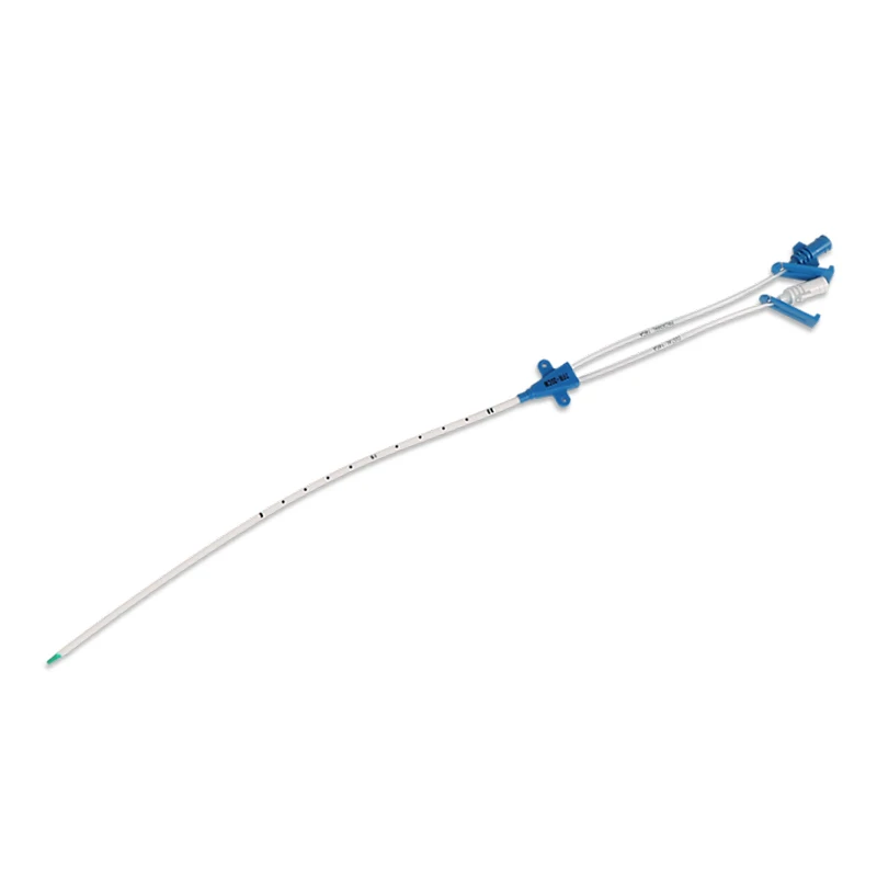 Medical CVP central venous line triple lumen catheter