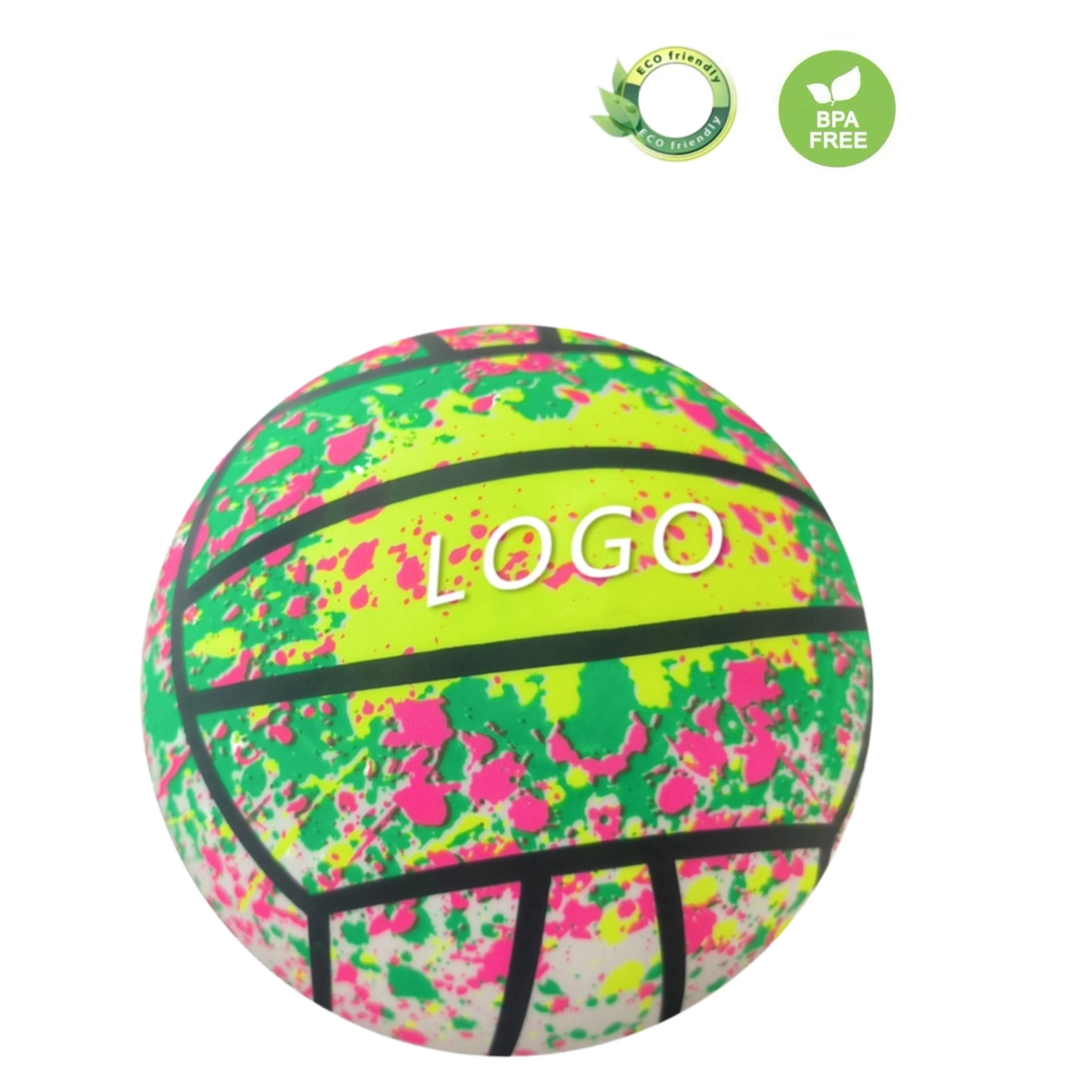 OEM&ODM Wholesale Custom High Quality Durable Safe Rainbow Inflatable PVC Toy Ball Outdoor Sports Play Game For Adults