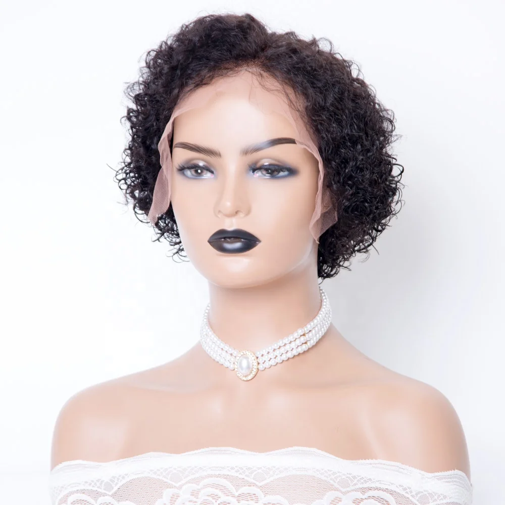 SW-1 Pixi cut lace front wig short wig cheap human hair wigs