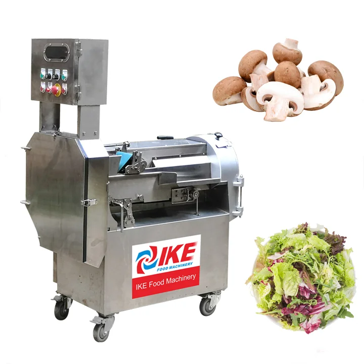 Double End Electric Food Cutting Machine High Quality Mushroom Slicer Fruit And Vegetable Salad Cutter Machine