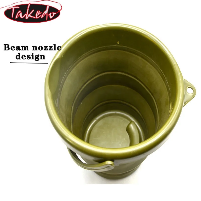 TAKEDO YJ03 Hot Sale 10L Folding Water Container Space Saving Bucket For Home Household Camping Multifunctional Folding Bucket