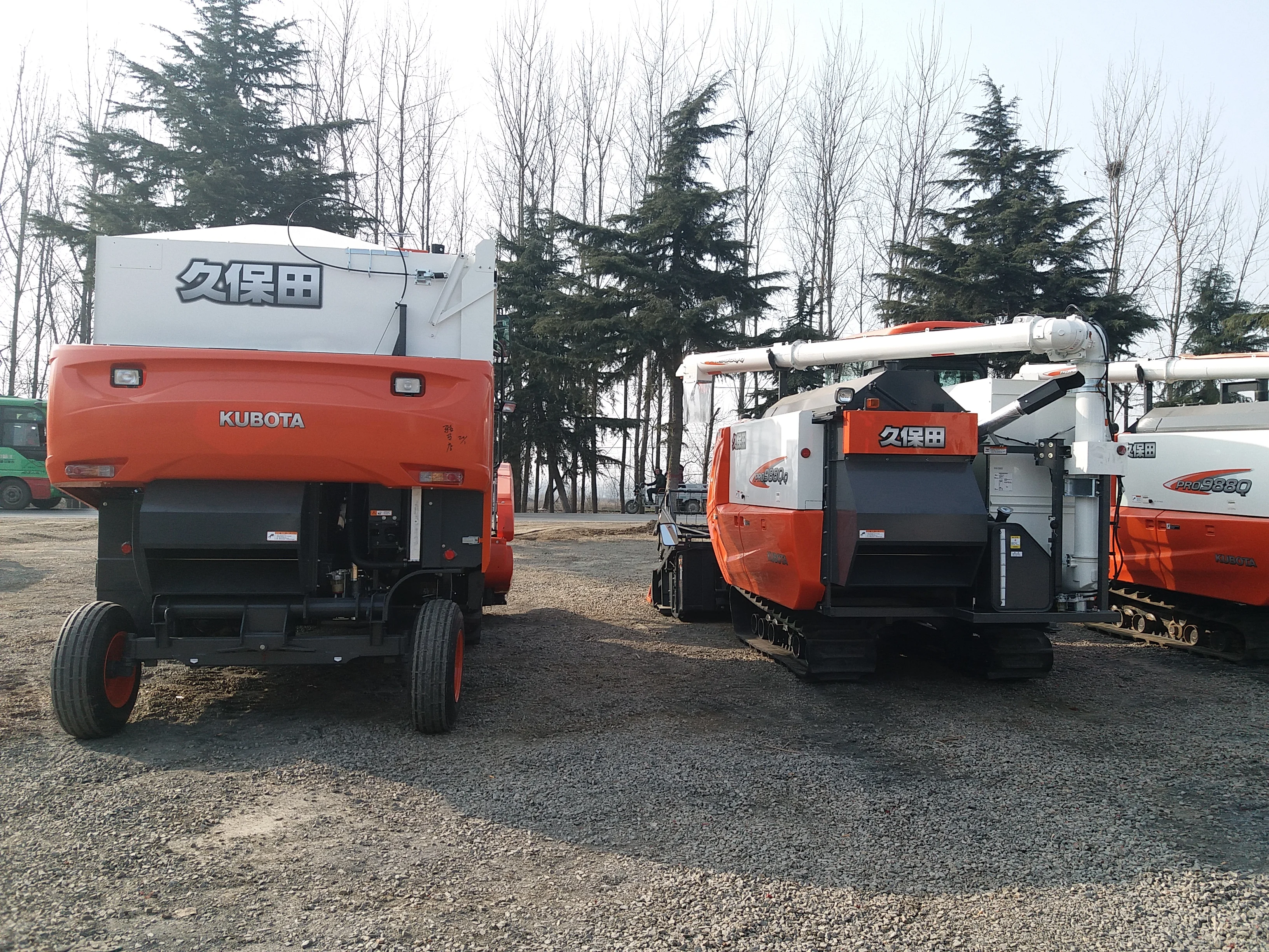  Высокое качество Kubota комбайн для сбора урожая