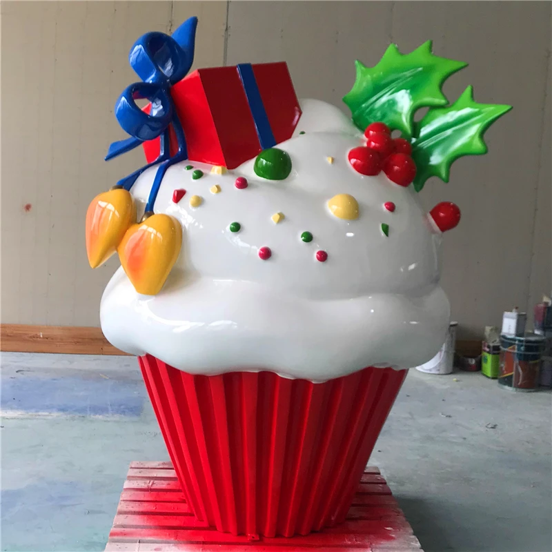 Shopping Center Custom Design Promotional Decorative Resin Ice Cream