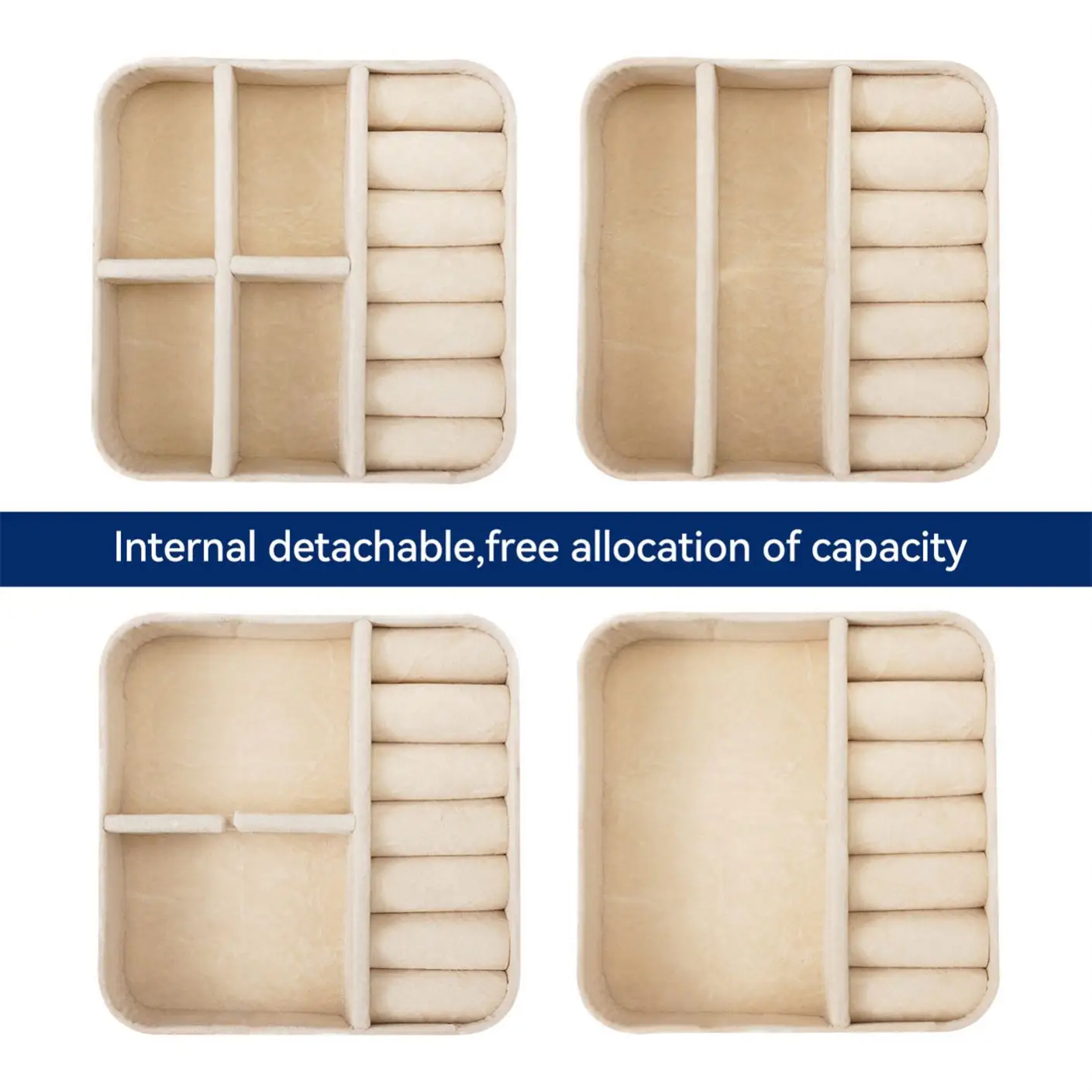 Selling custom ring necklace locking plastic trifold packaging storage organizer case suitcase jewelry box for