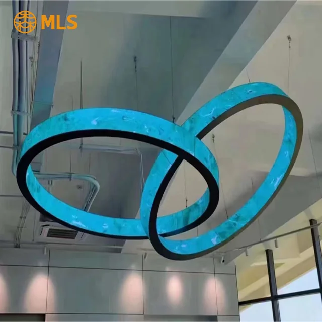 MLS Крытый P1.5 P2 P2.5 P3.9 P4mm гибкий светодиодный экран мягкий модуль изогнутая Светодиодная панель для рекламы