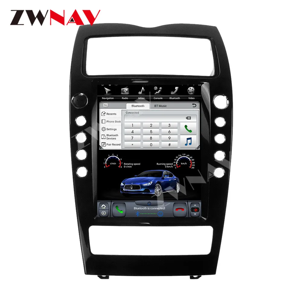 Экран Tesla Android 9 для Maserati Quattroporte 2004 - 2012 автомобильный мультимедийный плеер GPS Navi аудио радио головное устройство авто