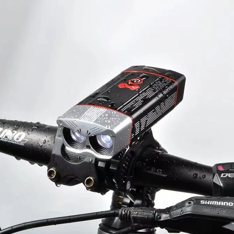 USB Rechargeable LED Bike Light Set Bicycle Front Lamp Headlight Ultralight Bicycle Light