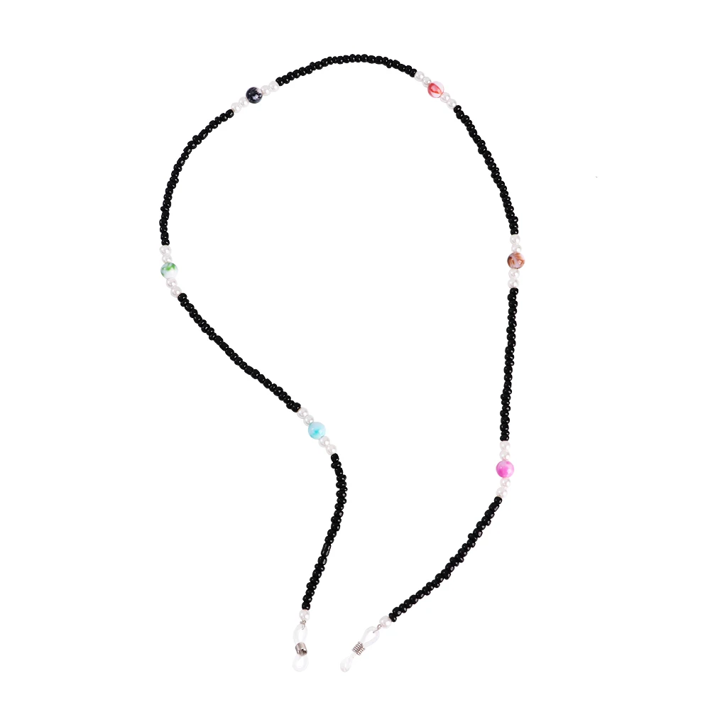 Beads Strap Eye Glasses Chain Plastic Eyewear Mask Chain Glasses Accessories Imitation Pearl Copper Gold Plated For Women