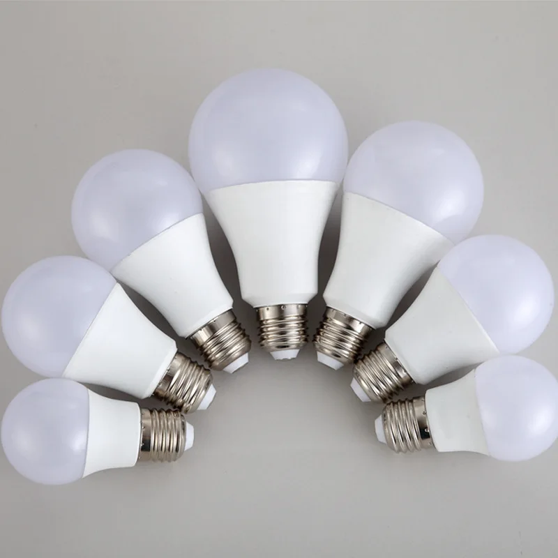 Direct Selling Energy-saving Bulb E27 Screw Mouth Household Bulb Lamp 3w5w7w9w12w18w White Light Super Bright Factory Lighting