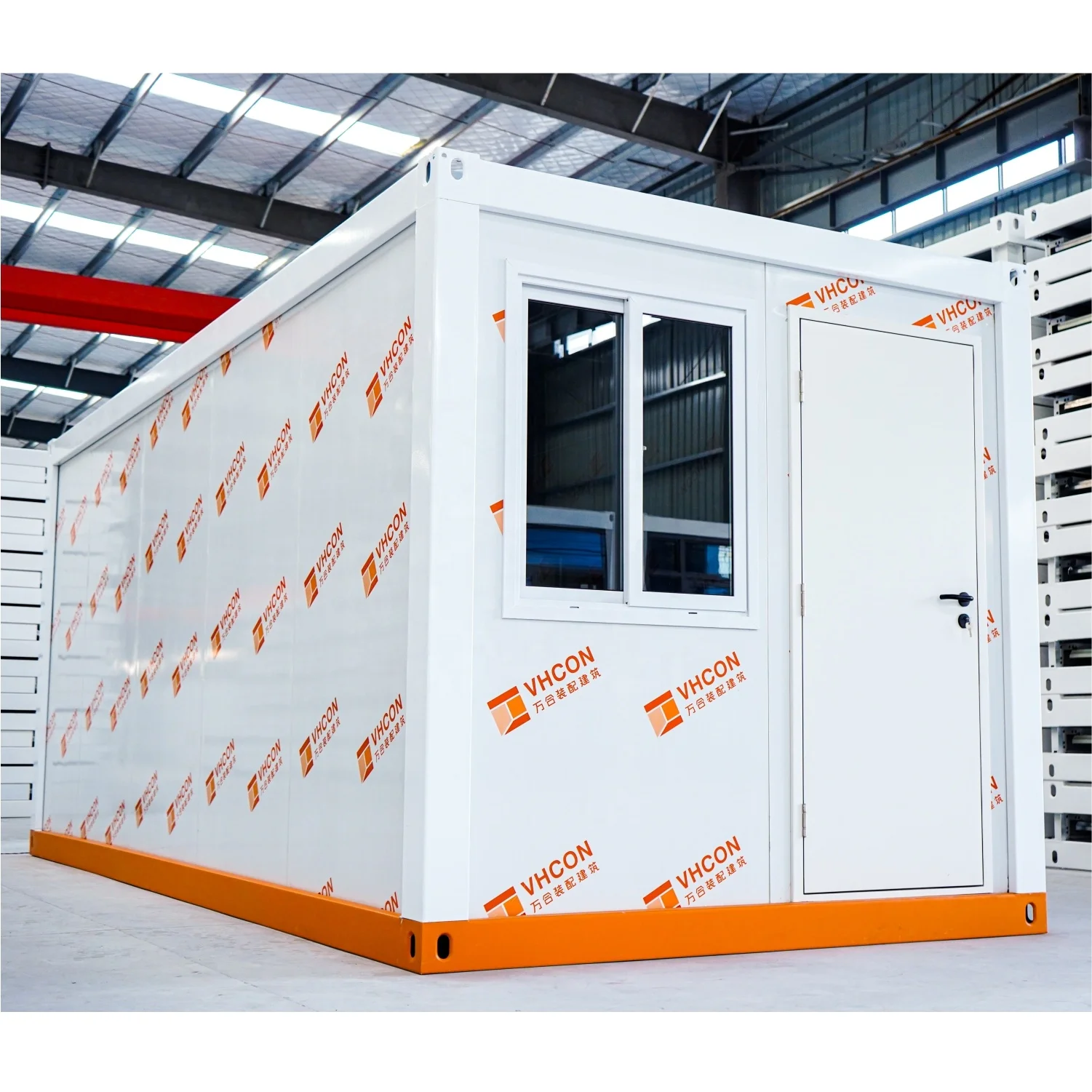 Chinese Cheap Price Kit Flat Pack Welded Fully Furnished Prefab Removable Fast Assemble Luxury House Foldable  Container 40FT