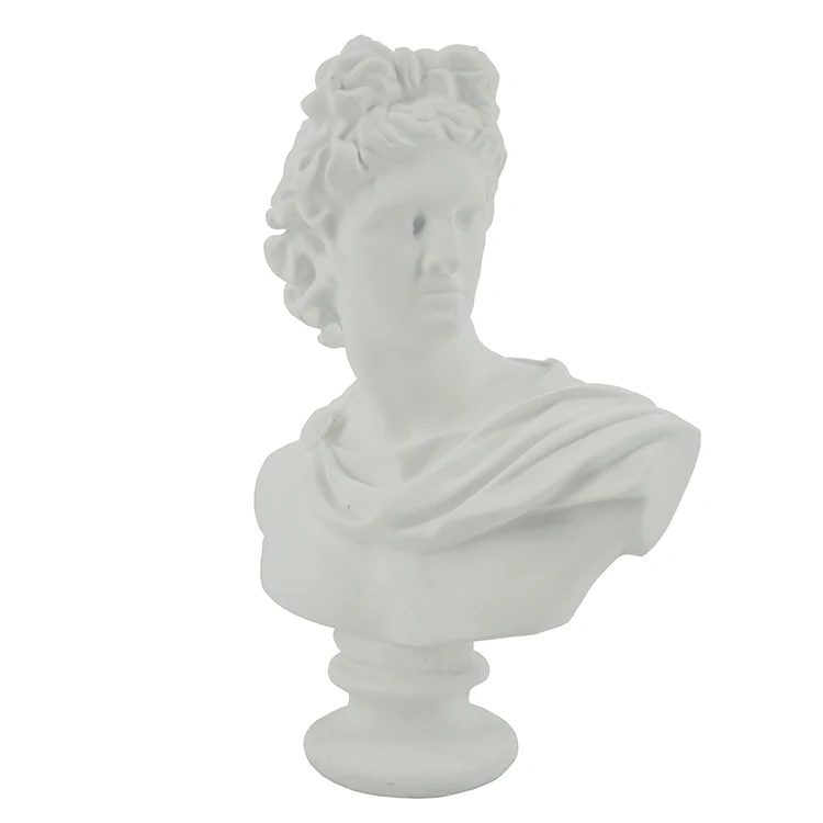Статуэтка из смолы с орнаментом, красивый греческий Аполлон, Бог, статуя, эскиз, модель, современное художественное украшение для дома