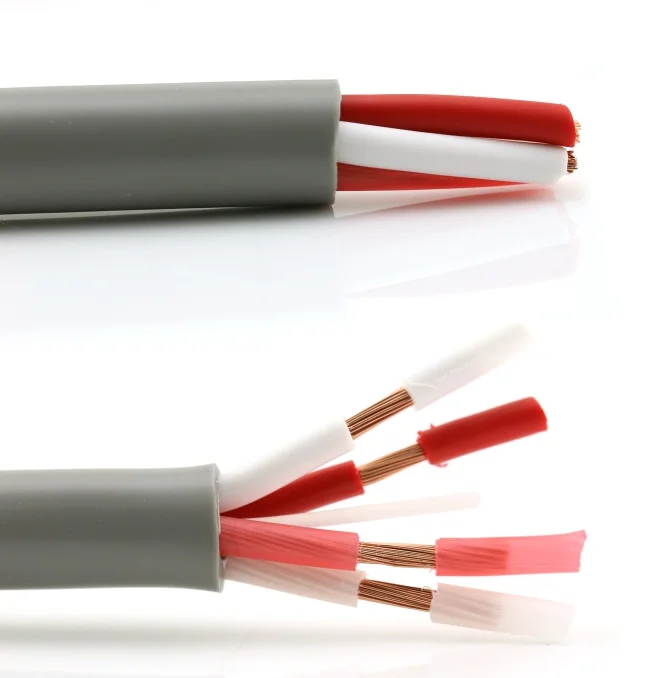 12 AWG In Wall Speaker Cable Wire OFC speaker cable 4 Conductors 2 Core Cable audio