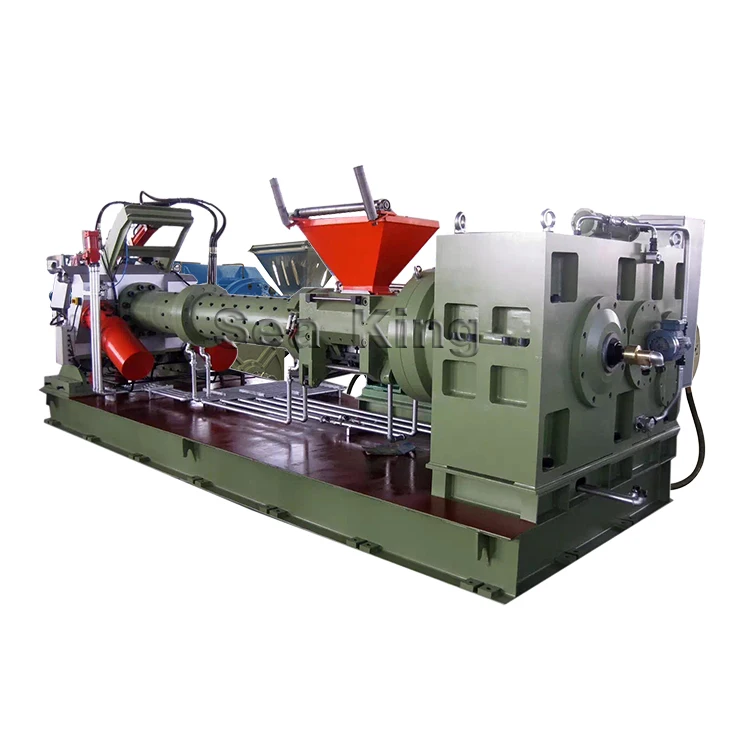 High Efficiency Pin-barrel Cold Feed Rubber Extruder