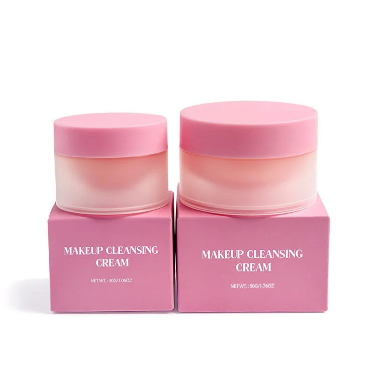 Private Label Skin Care Organic Vegan Face Lip Eye Makeup Deep Cleansing Cream Moisturizing Makeup Remover Balm Daily Life