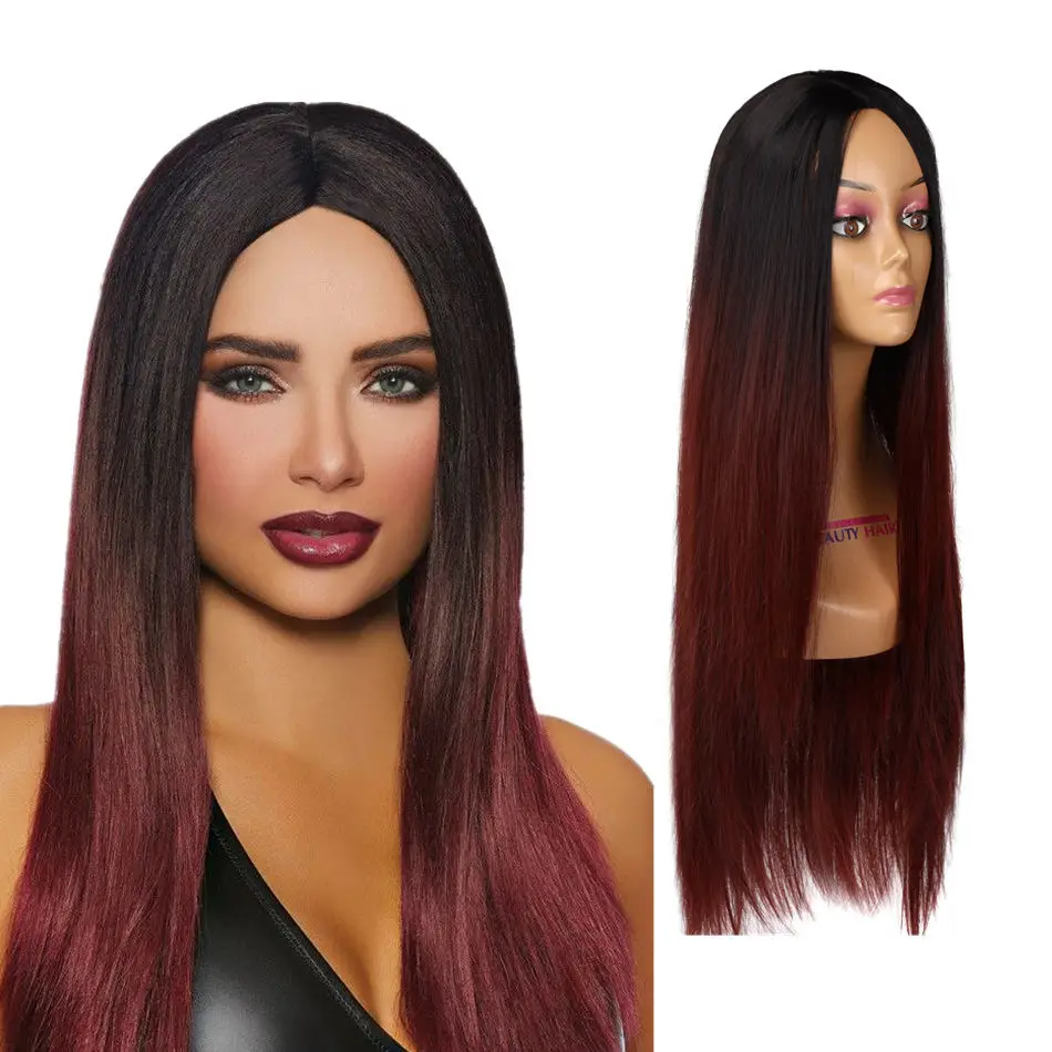Wholesale Deep Water Wave Natural Braided Curly Wig Burgundy Hair Heat Resistant Synthetic Lace Front Curly Wigs