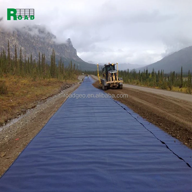 200g/450g/540g PP PET Woven Geotextiles Filter Fabric For Road Covering and Slope