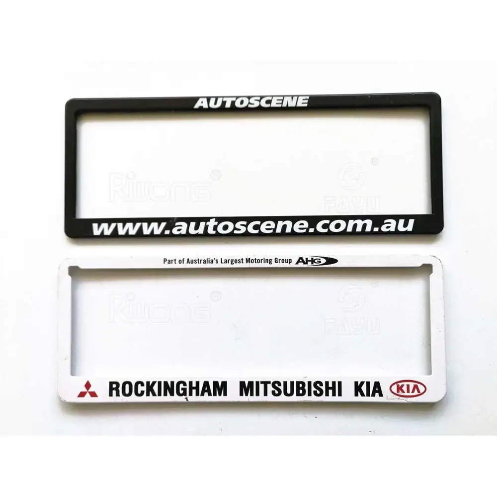 
plastic license number plate surround for australia market 