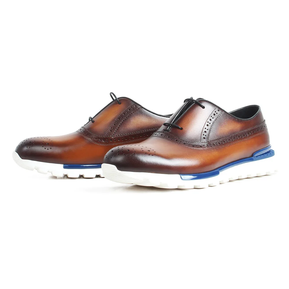 GFMA 2023 Летняя обувь ручной работы мужские дизайнерские туфли на плоской подошве модная мужская из натуральной кожи Sapato Masculino Повседневная кроссовки