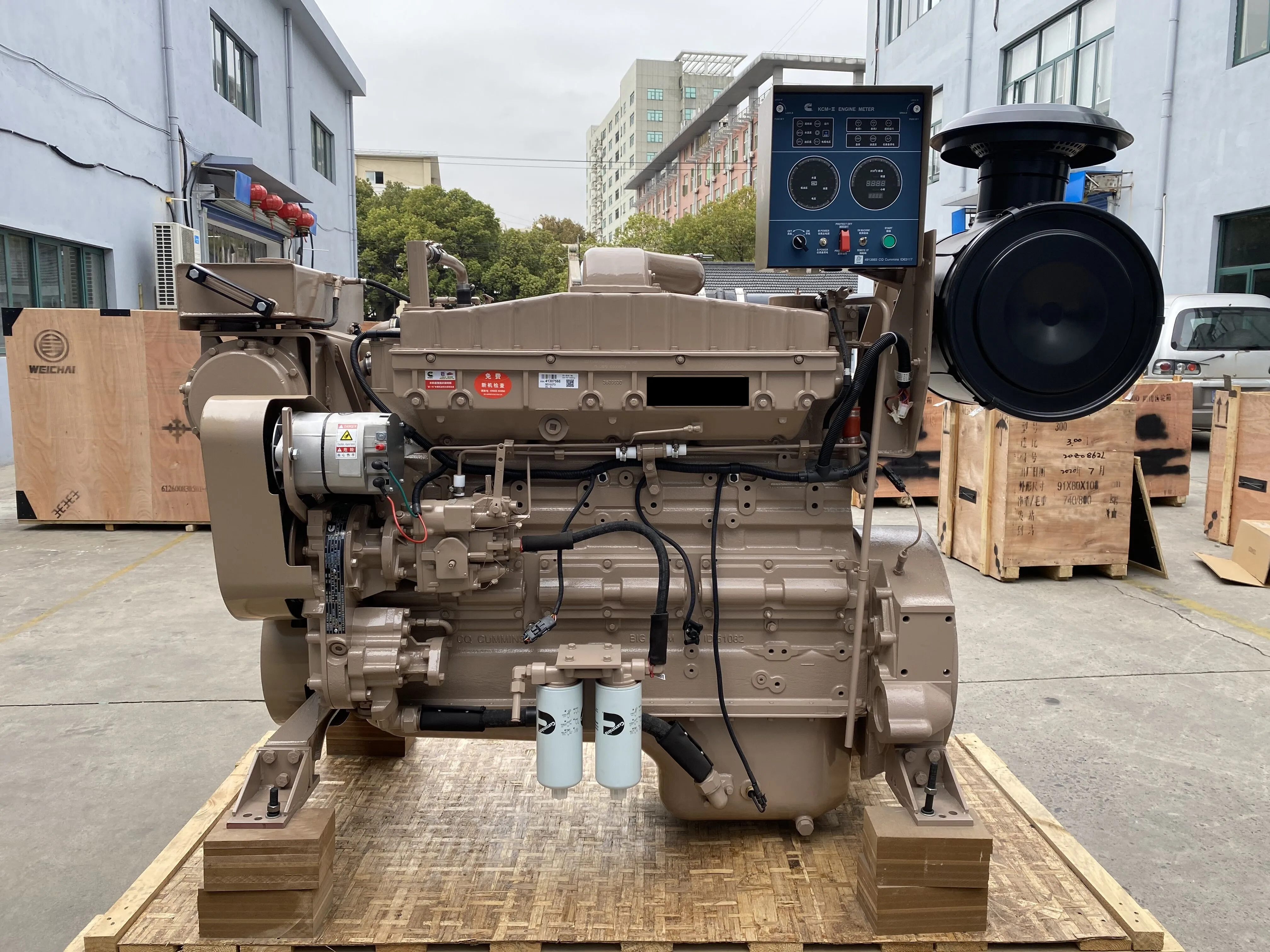 Hot Sale Water cooled 350hp 400hp 450HP 1800RPM 14L 6 cylinder NTA855-M450 marine diesel boat engines for working boat