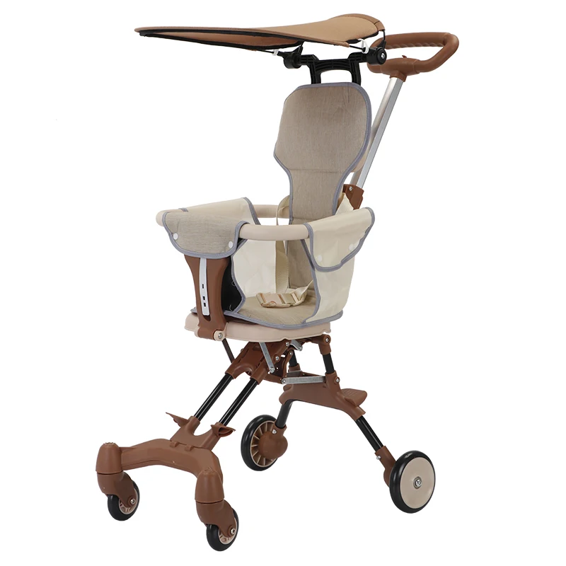 2023 Top Light Portable 3-Wheel Mini Baby Tricycle Stroller Comfortable Baby Pram/Carrier/Carriage