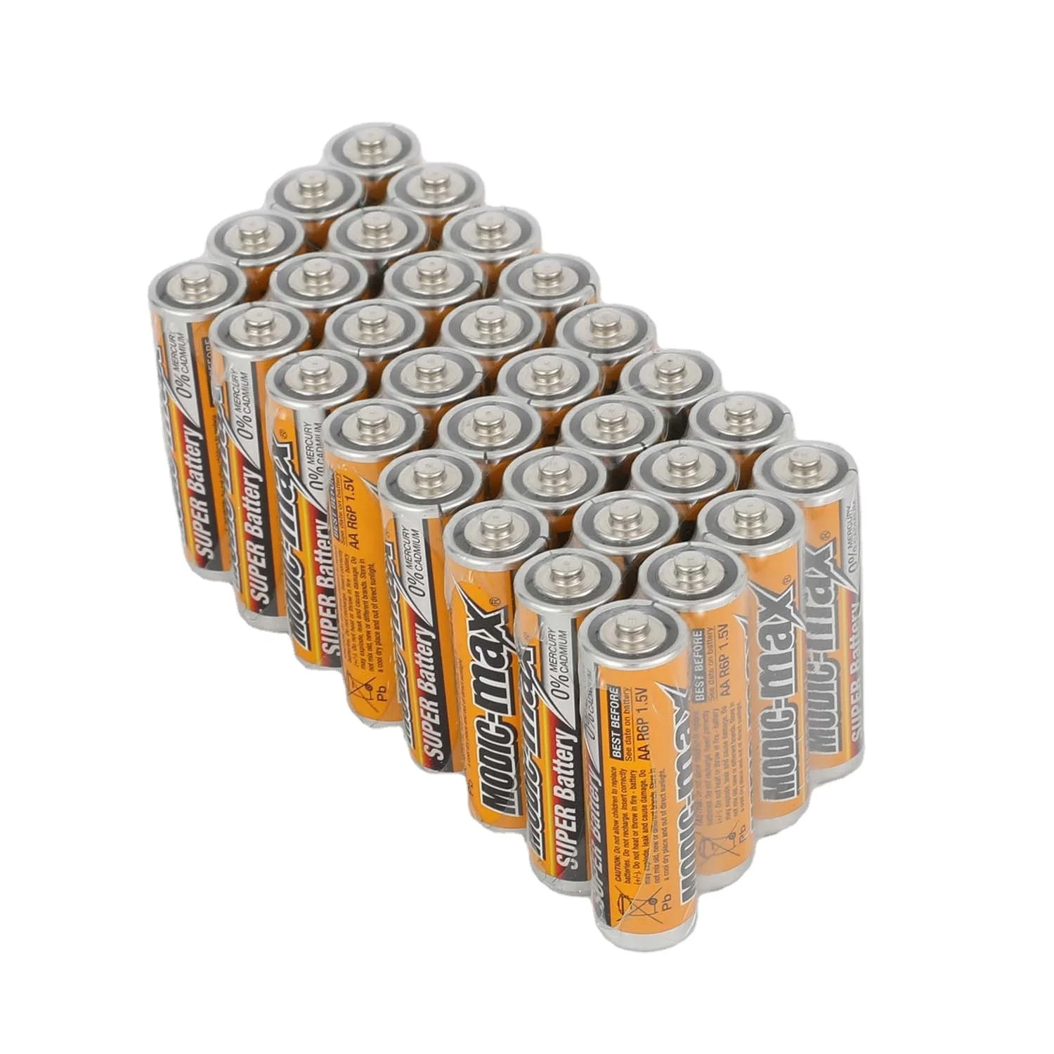 Super Heavy Duty Zinc Carbon Battery R6-AA-METAL JACKET -2B