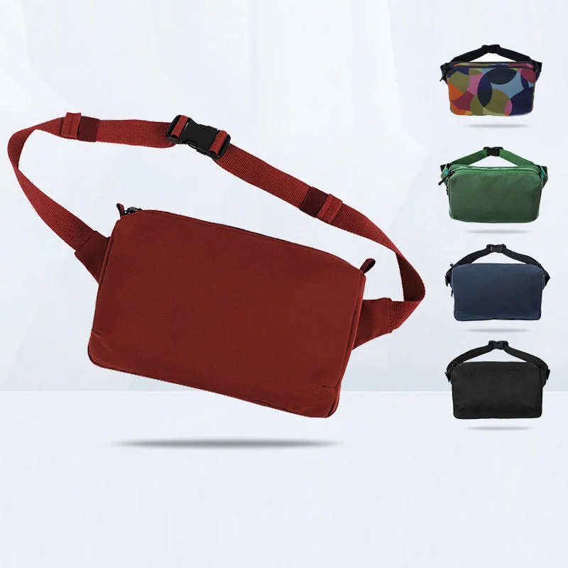 Lulu Lemon Waterproof Running Custom Print Fanny Pack Logo Unisex Fashion Man Cross Body Chest Waist Belt Purse Satchel Bag Mens