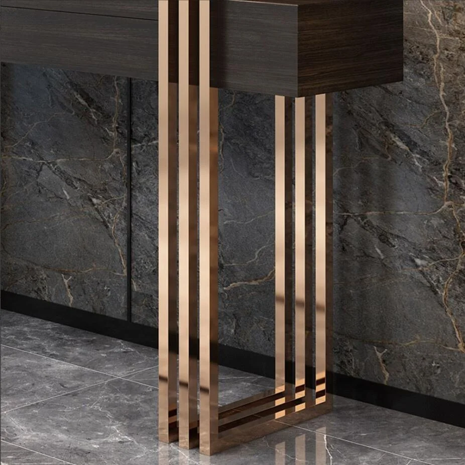 Modern entry porch table hotel lobby setting table living room console table
