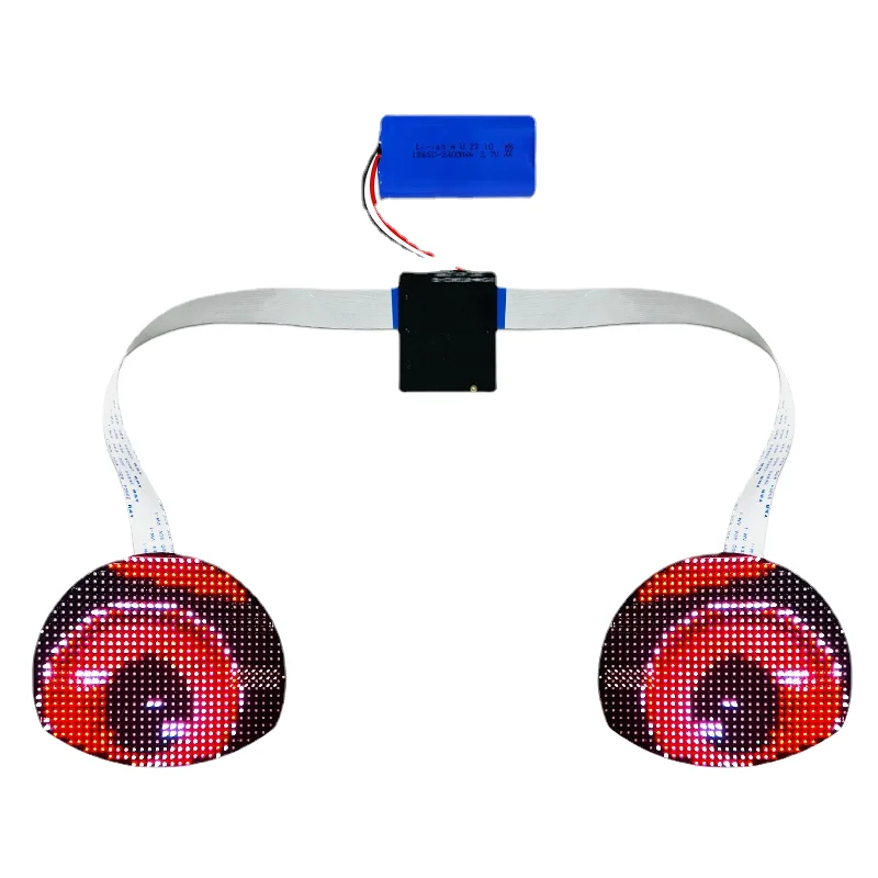 GrownsApp управление анимированный светодиодный дисплей с орлиным глазом пиксель rgb s экран программируемый wingking