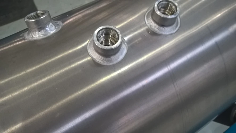 Jinan Haoyu Air Water Tank Nozzle Small Diameter Vertical Type Circuar Seam Automatic Welding Equipment