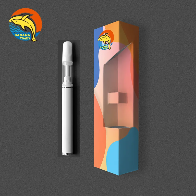 Банан, защита от детей, 0,5 мл, 1 мл, вейп, коробка для упаковки масла, перезаряжаемый, 530 мАч, ручка, испаритель, одноразовый