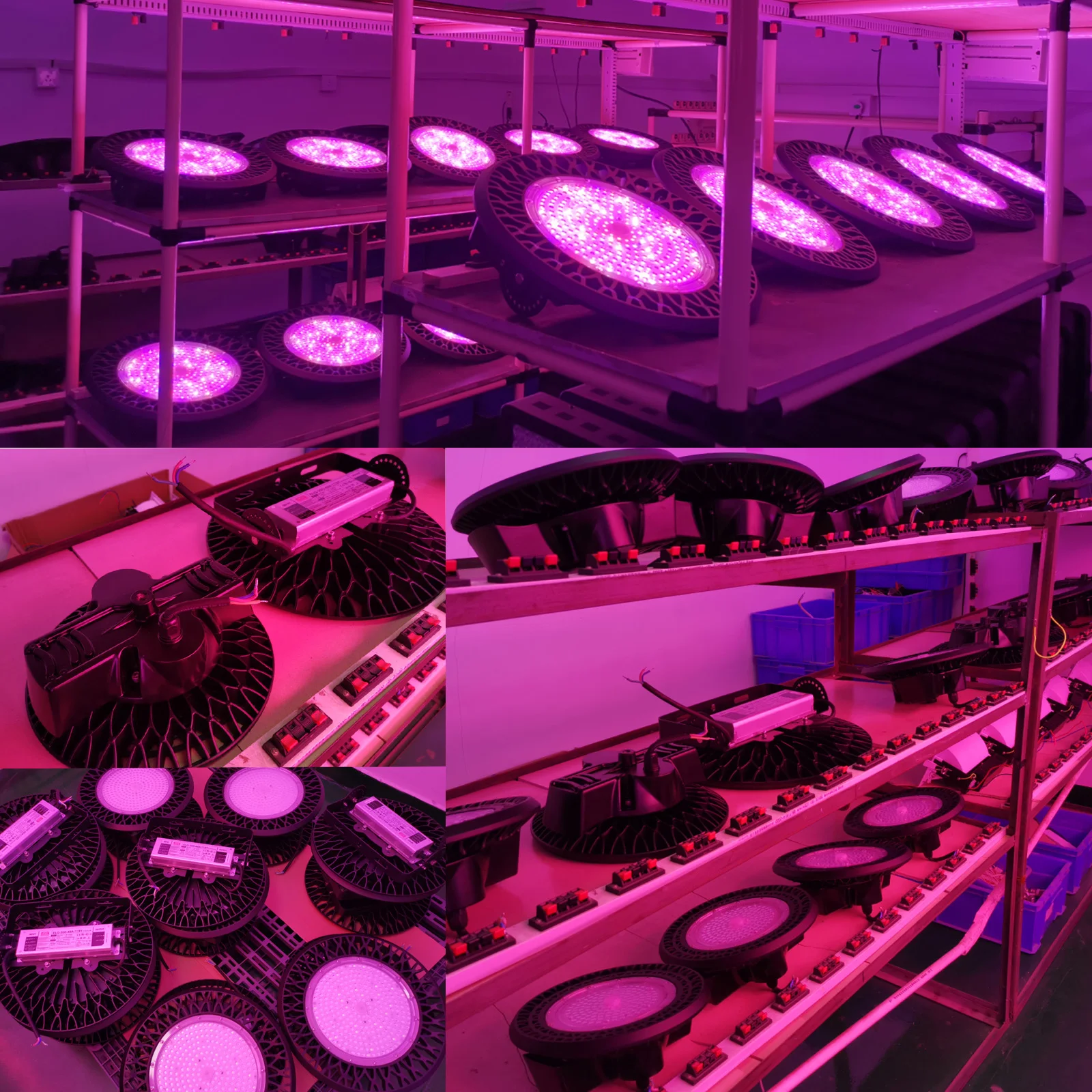 Liweida 100W 160W 200W 240W high bay grow light red blue white 730nm IP65 waterproof ufo plant lamp for greenhouse