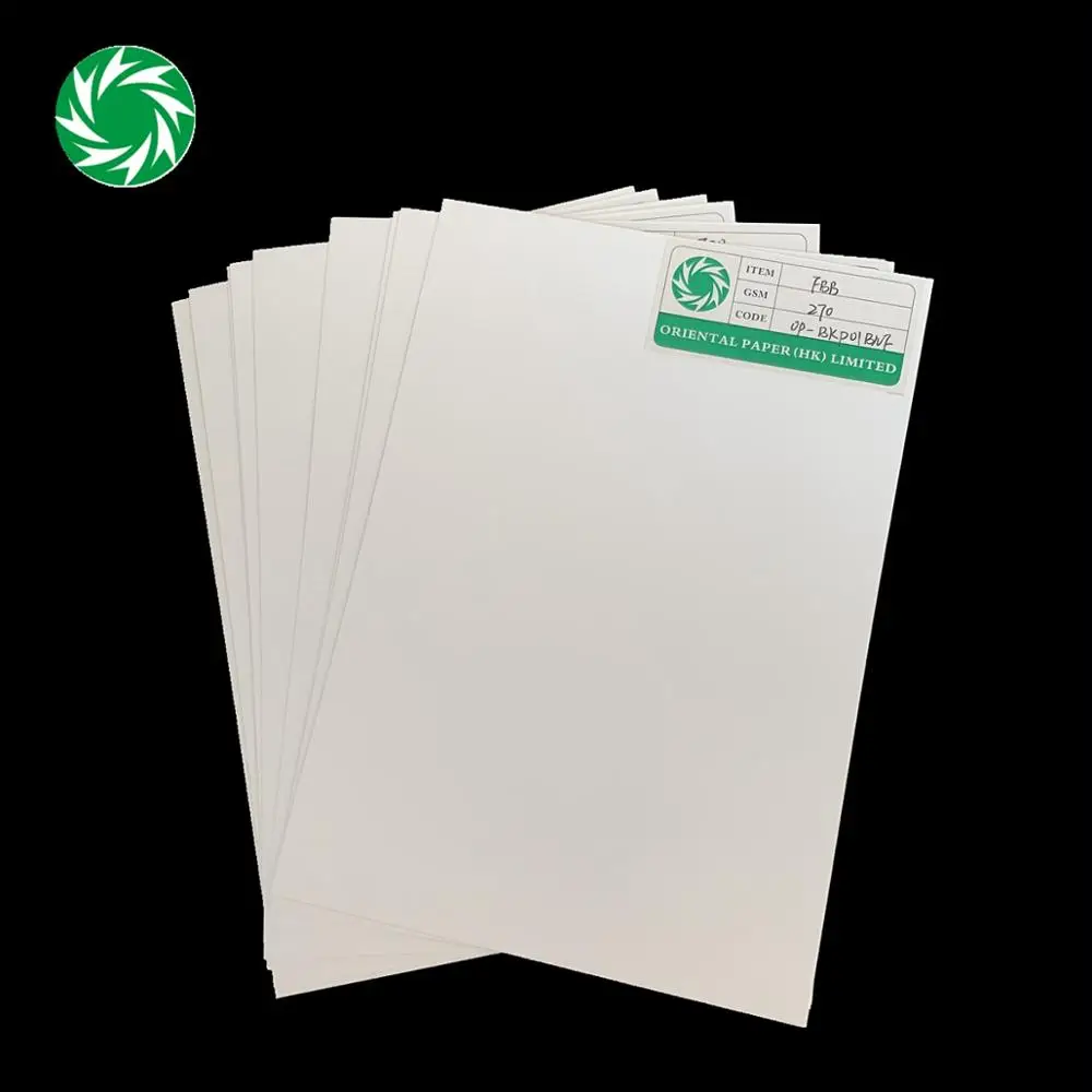 ningbo fold paper board fbb in roll