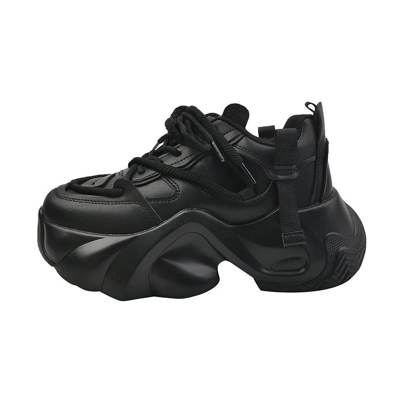 Новая популярная женская обувь для папы Matsuke 2023 осень новая Универсальная легкая и высокая повседневная спортивная на толстой подошве