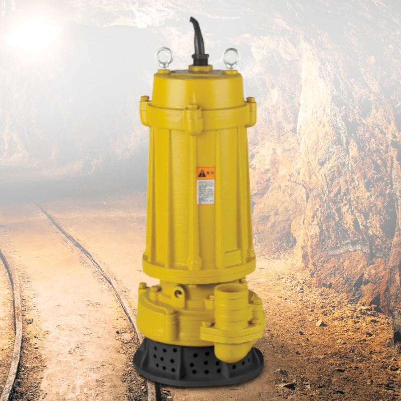 dewatering centrifugal dirty water pump submersible sewage pump high head high pressure with low volume for water pump