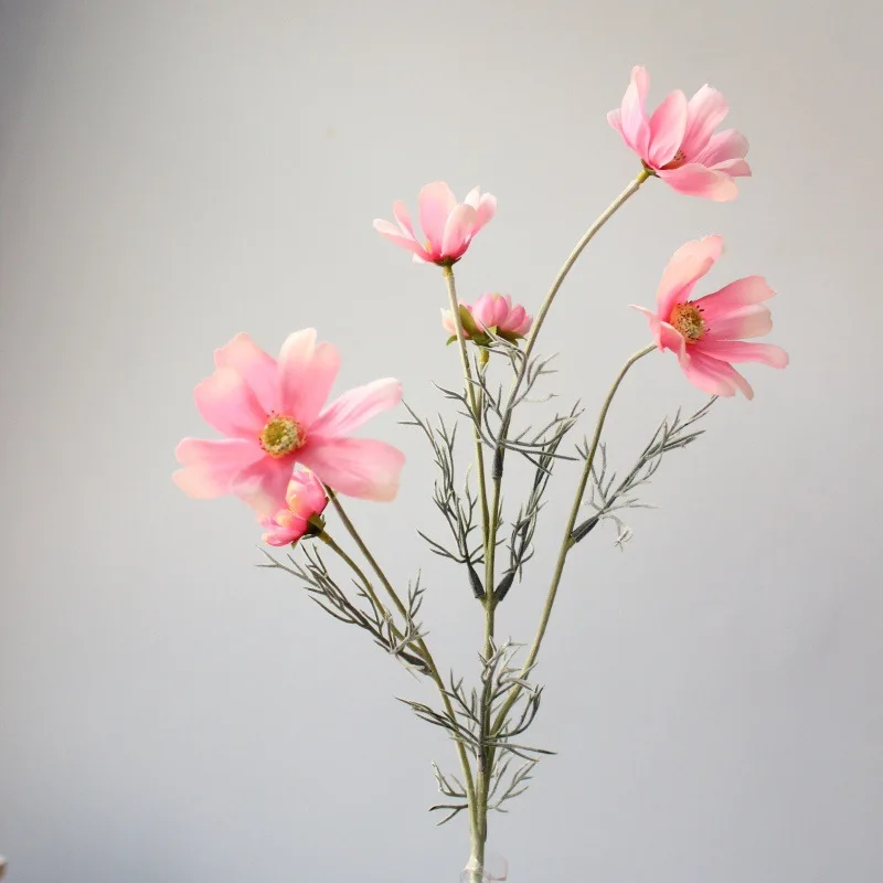 2024 Wholesale Fashion Low Price China Artificial Cosmos Flower For Wedding Decorations