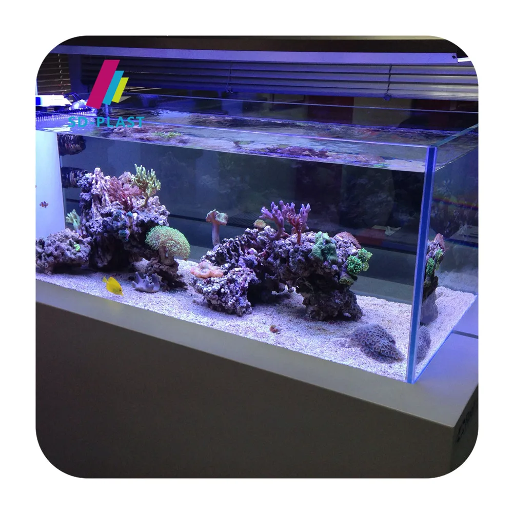 SUN-DECOR customized aquarium fish tank large fish tank aquarium acrylic fish tank for marine aquarium