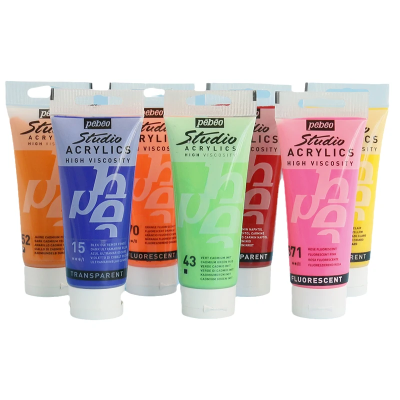 Direct selling high viscosity acrylics 100ml-500ml transparent vinyl paint