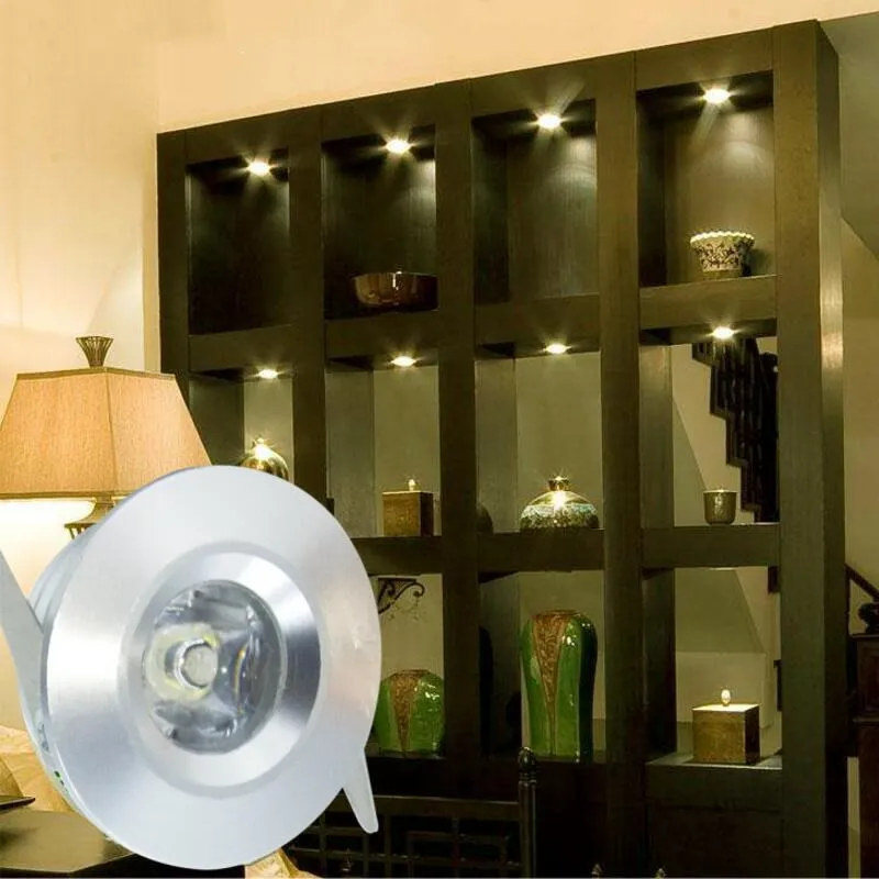 Dimmable 3W Mini Led Cabinet Lamps Downlight AC85-265V Spot Light Lamp Include Driver for Kitchen Wardrobe