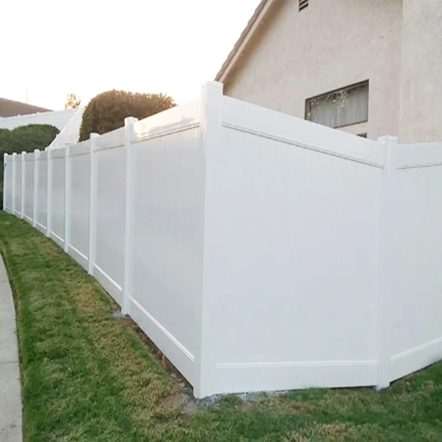 Hot American style vinyl privacy fence material high quality nice price pvc fence