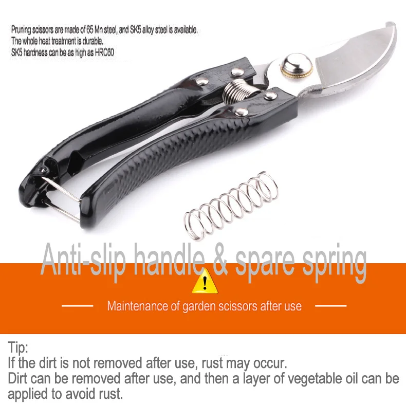 Wholesale Professional Branch Pruner Shears Professional Garden Pruning Tools Bypass Lawn Scissors Clippers Branch Pruner