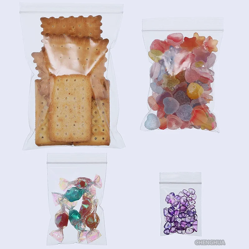 High quality material made PE zip lock bag with your own LOGO strength portable waterproof zip lock bag