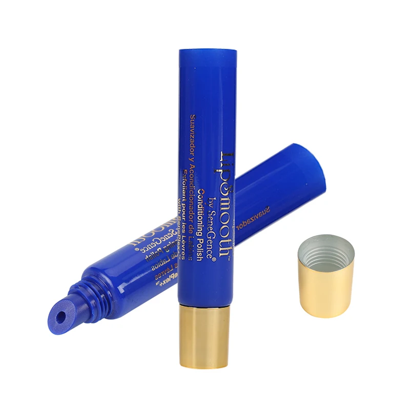 Empty 15g 25g 30g Colorful Plastic PE  Tube Packaging Tube Long Nozzle Eye Cream Tube